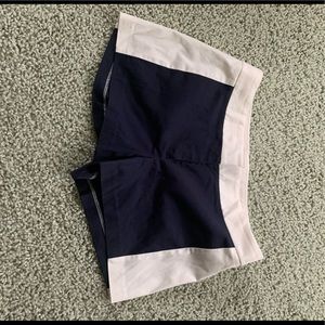 JCrew two color dress stretch shorts